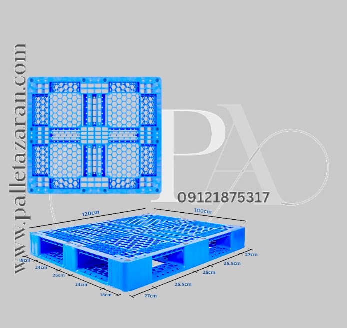 پالت پلاستیکی2020 (15*100*120) مشبک کپی