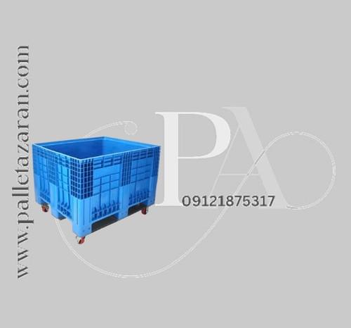 باکس پالت پلاستیکی چرخدار2033